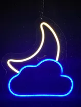 Comprar Letrero Neon Flex Nube Y Luna