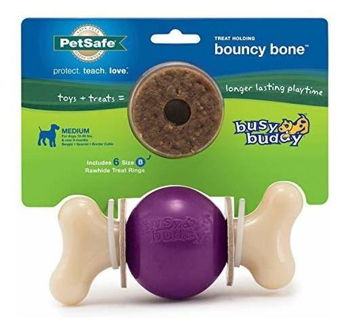 Juguete Masticable Petsafe Busy Buddy Bouncy Bone Para Perro