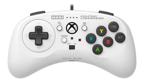 Controle joystick Hori Fighting Commander Xbox One branco