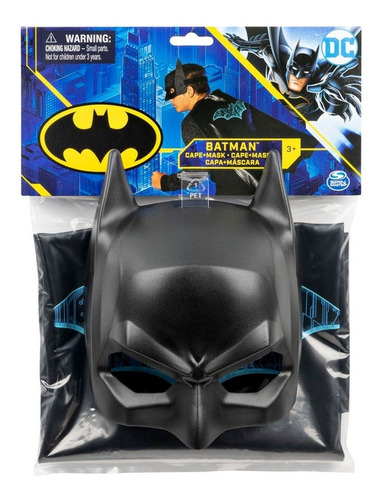 Mascara De Batman Disfraz Careta Original Dc Comics