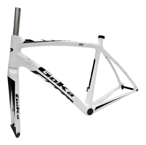 Cuadro + Horquilla Bicicleta Goka R5 Carbono Ruta T/52