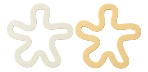2x Tapetes De Silicona, 1 Pieza 1 Pieza Amarillo
