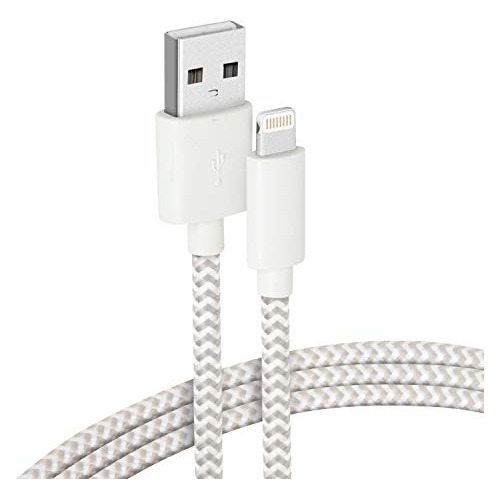 Relámpago Trenzado De Nylon Real A Usb A  Mfi Cs95z