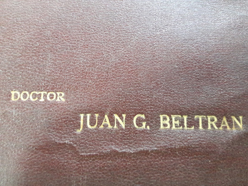 Libro Rosado Dr Amaro Sorensen-j. Beltran Autografiado 1940