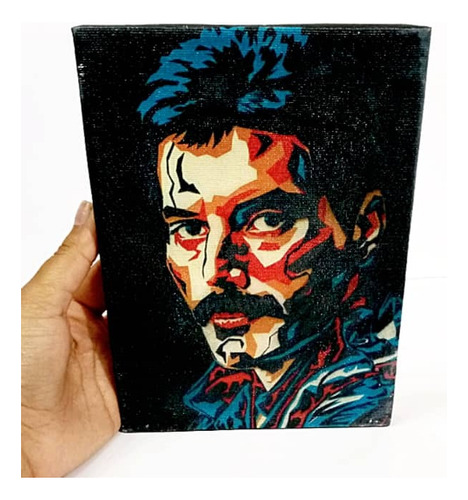Cuadro En Lienzo Freddie Mercury (queen) 20x15 Cm