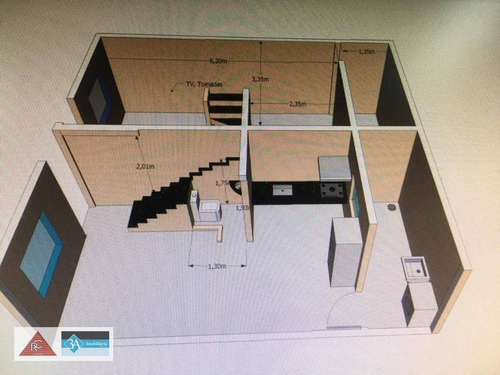 Imagem 2 de 3 de Casa Com 2 Dormitórios À Venda, 53 M² Por R$ 260.000 - Itaquera - São Paulo/sp - Ca0445