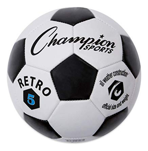 Balon De Futbol Champion Sports Balón De Fútbol Retro, Talla