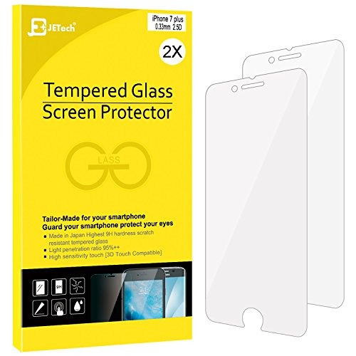 Protector De Pantalla Para iPhone 7 Plus, Jetech Protector D