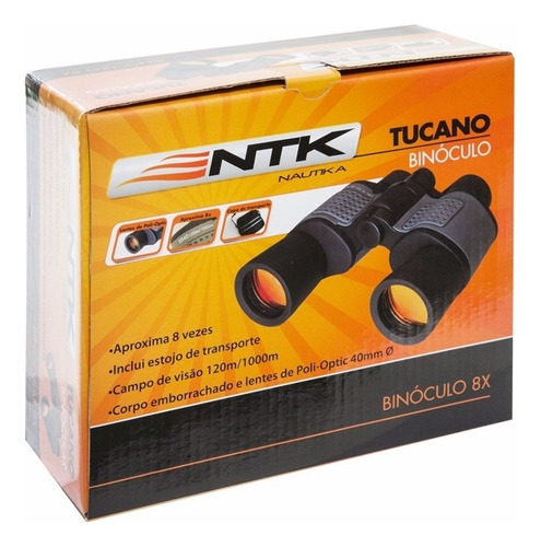 Binóculos Tucano Nautika 8x40 Cor Preto