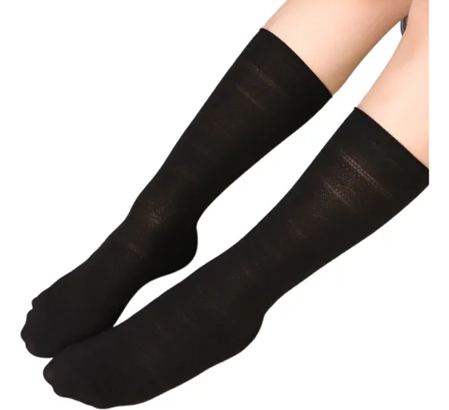 Calcetines De Malla Ahuecados, 2 Pares, Retro, Con Encaje Fl
