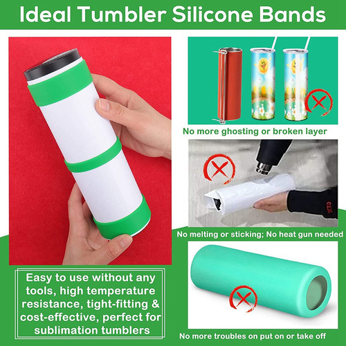 Bandas De Silicona Para Vasos De Sublimación De 20 Y 30 Onza