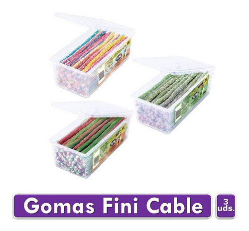 Gomas Trio Cable Rellepica Pitufo X 60 Ud Fini