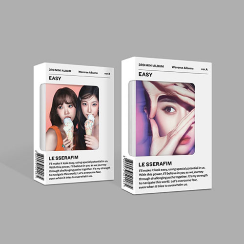 Le Sserafim - Easy Album Weverse Qr Random Original Kpop