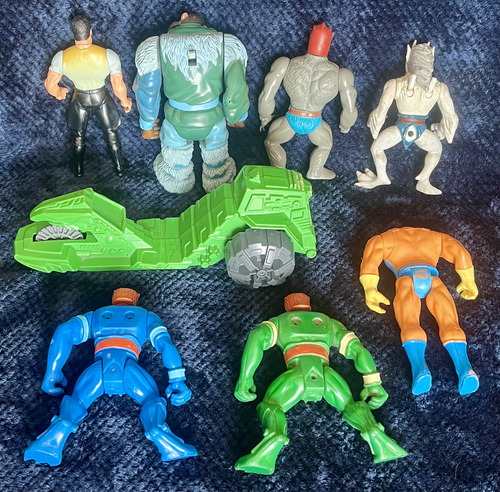 Lote 8 Figuras Vintage 80s 90s Original / Bootleg De Época (Usado)