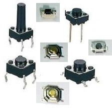 Imagen 1 de 10 de Pulsadores Tact Switch Varios Modelos Pack De 20 Unidades