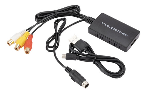 Convertidor De S-video A Hdmi, Adaptador Para Ps2 Para Ps3,
