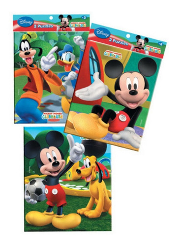 2 Puzzles 4&6 + 6&9 Piezas Disney Club House Ploppy 808636