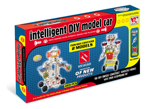 Juego Mecano Construcción Robot De Metal Niños