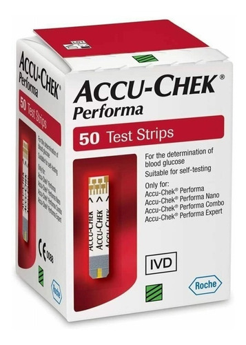 Accu Chek Performa Tiras Glucometro X 50 Unidades