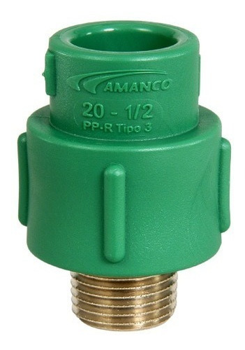 Tubo Inserto Macho 20 Mm X 1/2 Termofusión Amanco