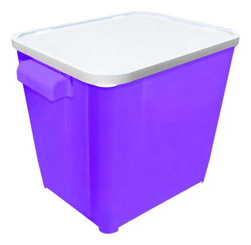 Canister Container Ração Cachorro Gato 6,0 Kg Furacão Pet Cor Roxo