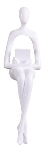 Xyqxyq Figura Sentada, Escultura Abstracta De Una Persona P.