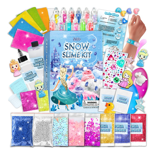 Kit De Slime De Nieve Para Hacer Nubes, Transparentes, De Me