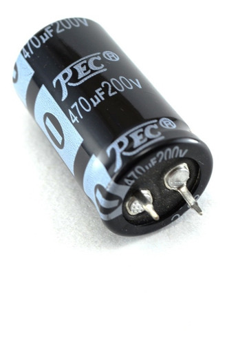 Imagen 1 de 2 de Capacitor Electrólitico 470uf X 200v 105º 22x42