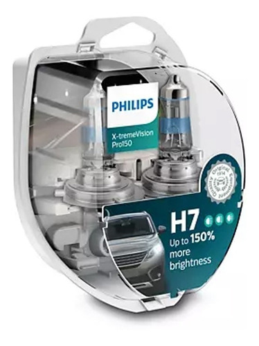 Lampara Philips H7 12v 55w X-treme Vision Pro X2