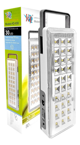 Luz De Emergencia Slt 30 Leds Slt 15 Hs Autonomía