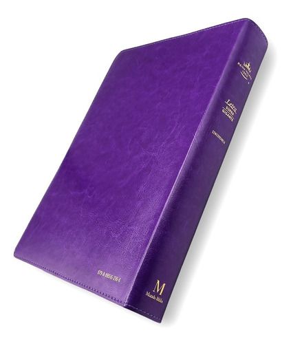 Imagen 3 de 10 de Biblia Letra Supergigante Valera 1960 Morado Con Estudios