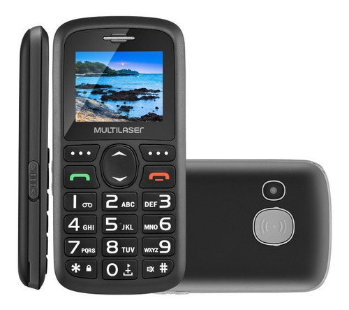 Telefone Celular P/ Idoso Vita 3 Multilaser P9048 Mp3 Radio