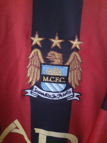 Camisa Manchester City 2012 Manga Longa Umbro