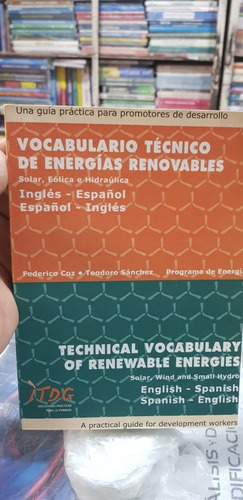 Libro Vocabulario Técnico De Energías Renovables (esp-ingl)