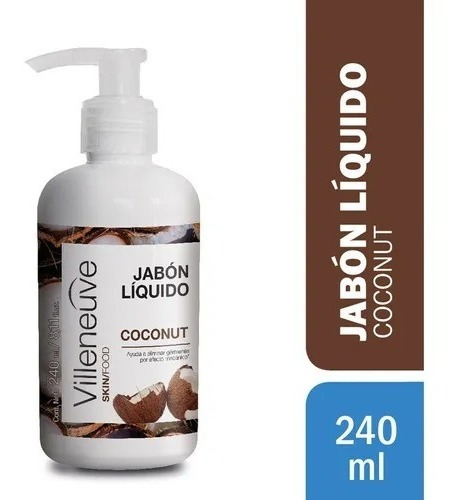 Jabon Liquido Villeneuve Coco X 240 Ml