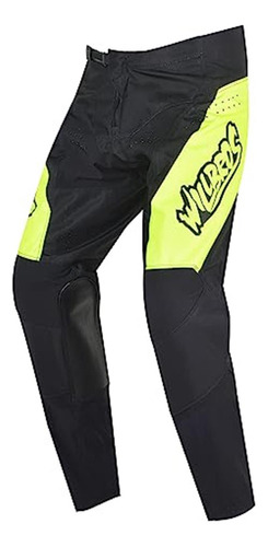 Pantalones De Moto Willbros Mx Motocross Offroad Negro