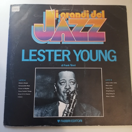 Lester Young Di Frank Ténot Lp Italiano + Fotobook