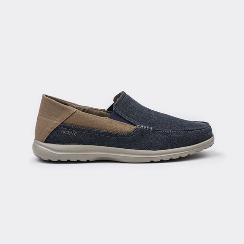 Mocasin Lona Panchas Hombre Ringo Active Carmel 04