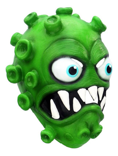 Máscara De Humor Ghoulish Productions Coronavirus Mask 26788 Color Verde