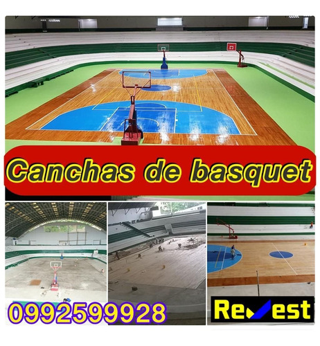 Canchas De Basquet, Coliseo, Duela, Pisos De Madera, Pulido