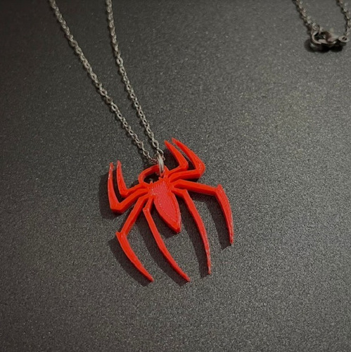 Collar Spider Man Joyeria Bisuteria Mayoreo 10 Piezas