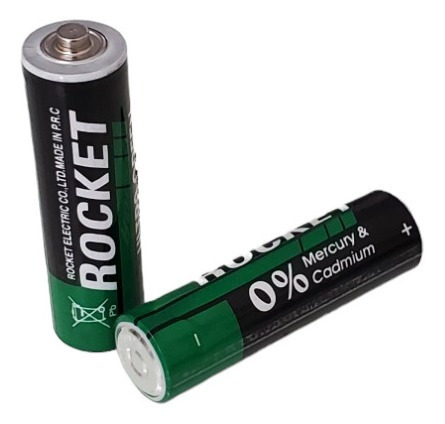 Pila Rocket Ultra Green Tipo Aa /caja Con 24 Pzs