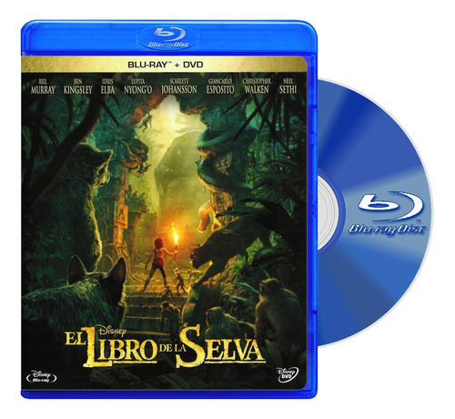 Blu Ray+dvd El Libro De  La Selva