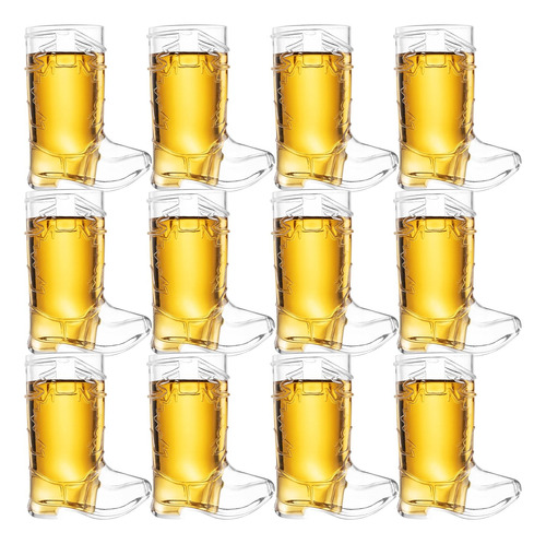 Vasos De Chupito De Plástico Transparente Reutilizables
