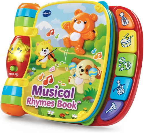 Libro De Rimas Musicales Vtech, Color Rojo