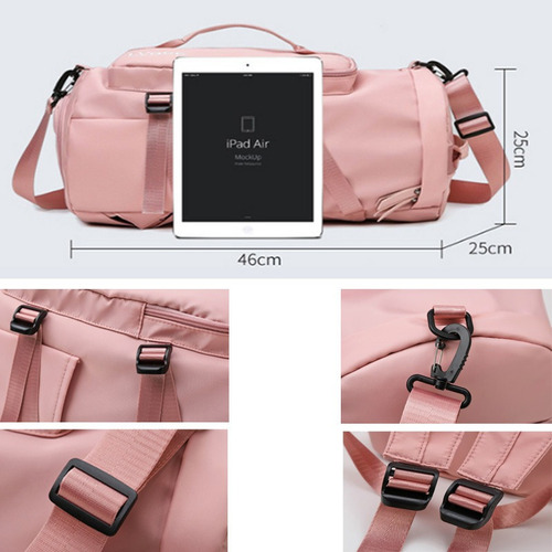 I Mochila Grande Portátil Multifuncional Separação Úmida