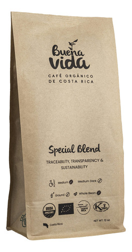 Buena Vida Café Orgánico Especial  Café De Costa Rica.