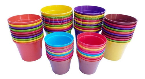 Imagen 1 de 5 de Pack 60 Macetas N10 N12 N14 Venta Por Mayor Mayorista
