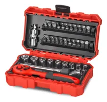 Comprar Juego De 35 Llaves De Trinquete 1\u002F4   Llaves Métricas  Barra