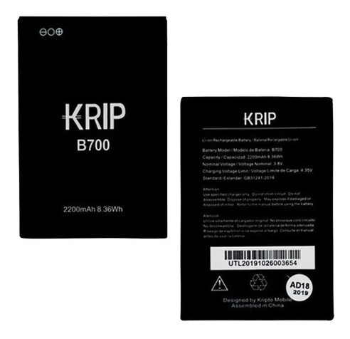 Bateria Telefono Krip K7/b700  